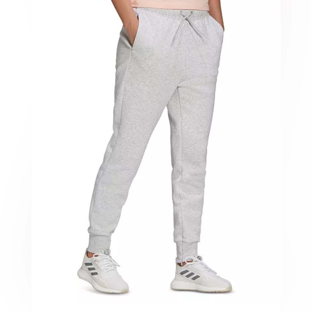 adidas Women's Gray Stacked pant - Picture 3 of 5